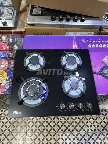 سطح طهي Elite - 4 شعلات - زجاج أسود 🔥 - 2