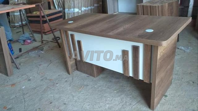 🪑 Bureau avec rangement intégré - 2