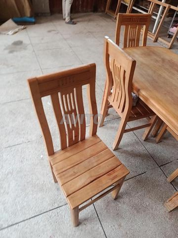 طاولة طعام جيدة بستة كراسي - 2