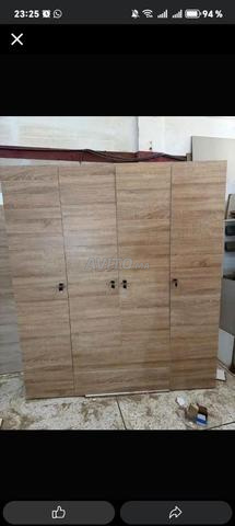 Armoire à vêtements 4 portes, L190/H160 - 2