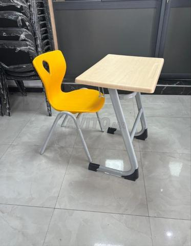 Mobilier scolaire/chaise écritoire/individuelle - 2