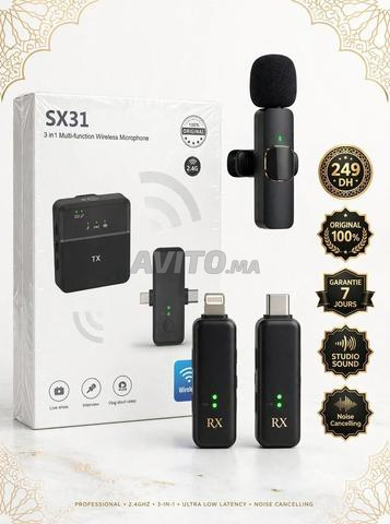 Filmez votre contenu avec un son plus clair grâce au microphone sans fil SX31