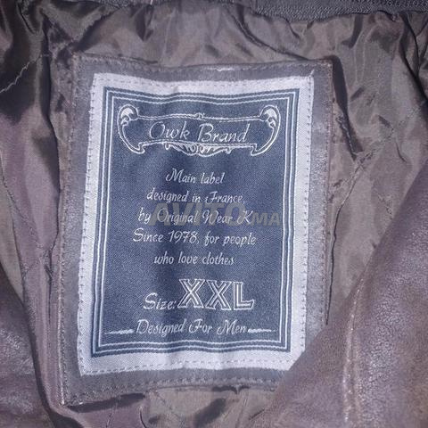 Veste en cuir brut - 2