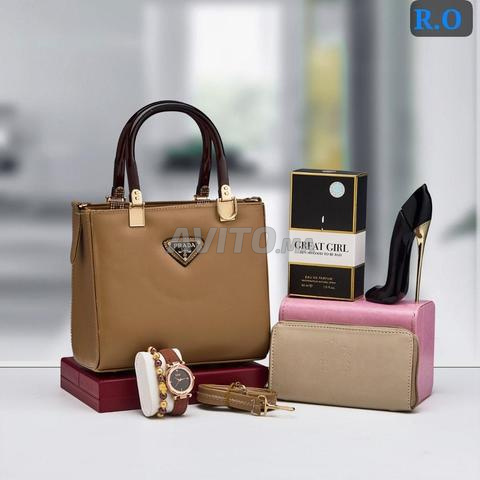 🔥😱 Nouveau cadeau complet (sac, montre, parfum et portefeuille) 🎁 - 2