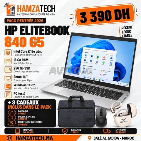 Pack – HP EliteBook 840 G5 i7 8ème Gén 16/256 14″