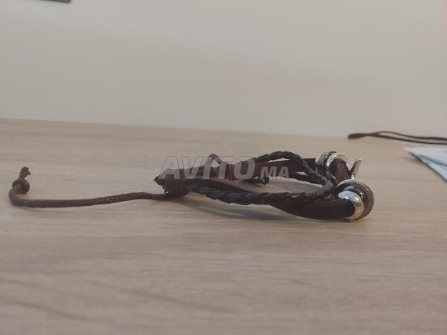 Bracelet en cuir/métal - 2