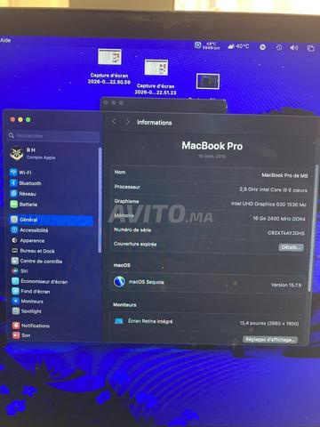 Macbook pro 2018 i9 - 2