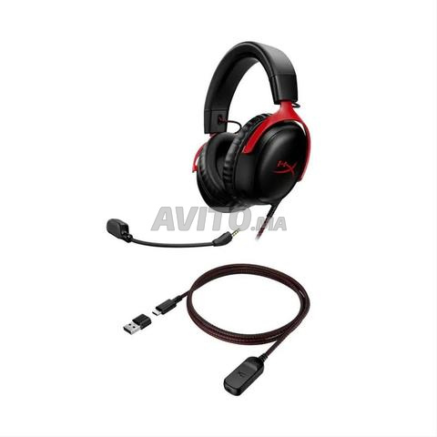 HyperX Cloud III Noir/Rouge Casque Gaming 727A8AA - 2