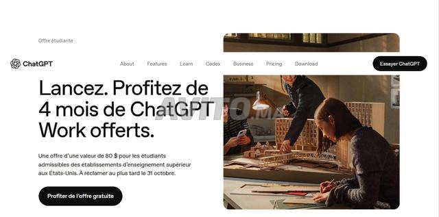 4 mois ChatGPT PLUS sur votre compte personnel - 2