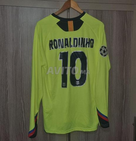 Maillot FC Barcelone Ronaldinho 2005/2006 #10 Manches Longues - 2