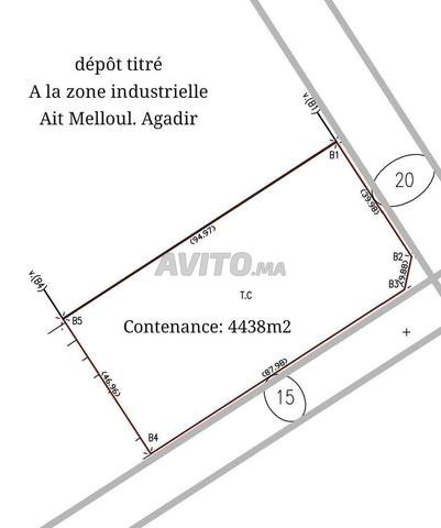 Entrepôt à vendre dans la zone industrielle Ait Melloul - 2
