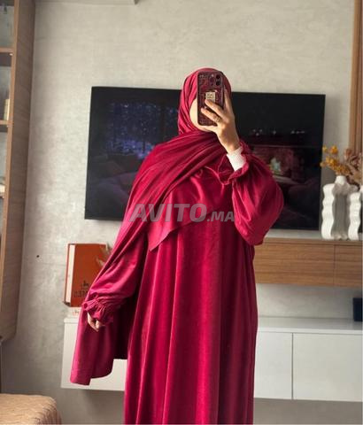 Abaya avec châle 2 pièces - 2