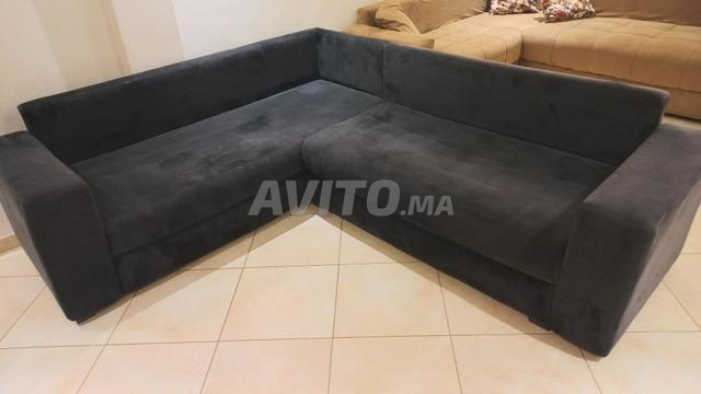 كنبة على شكل حرف L للبيع بحالة جيدة - 2