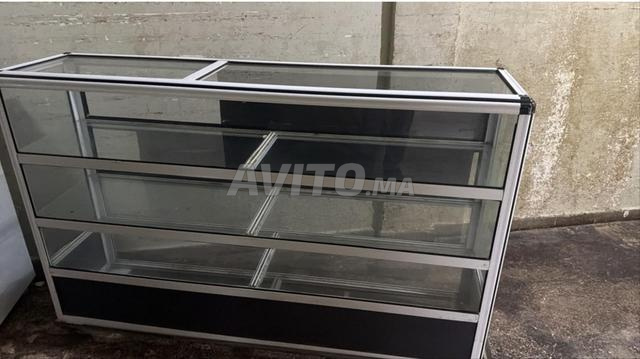 Comptoir aluminium 2,5m - 2