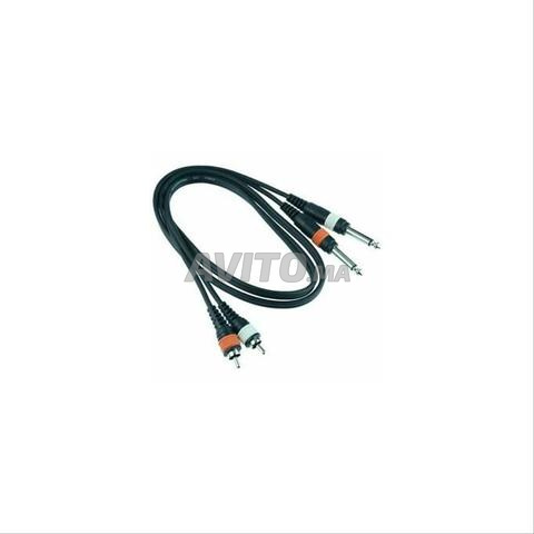 Losen CD8100 - Câble signal 2xRCA & 2x Jack mâle - 2