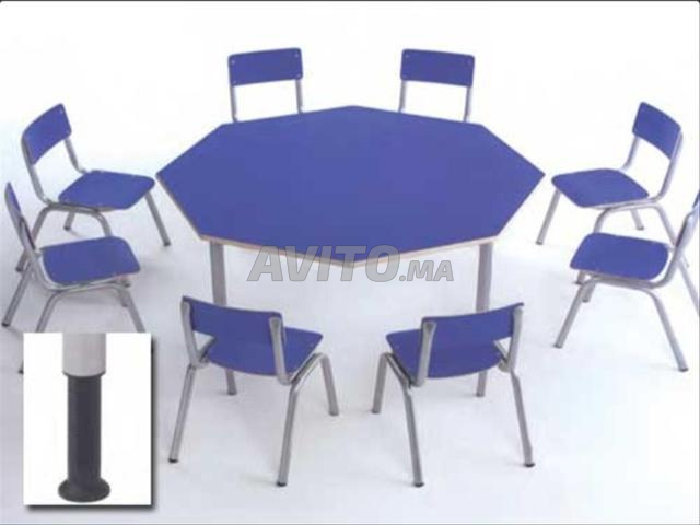 Table maternelle pour enfants / chaise iso - 2