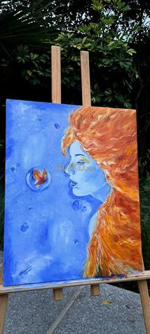 النظر الأخير 🎨 لوحة قماشية 40×50 أكريليك - 2
