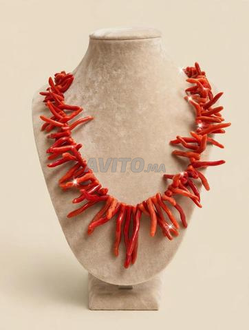 Collier de corail naturel rouge Corail Rouge Naturel