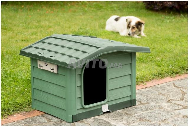 NICHE CHIEN LARGE VERTE 110 X 94 X 77 CM - 2