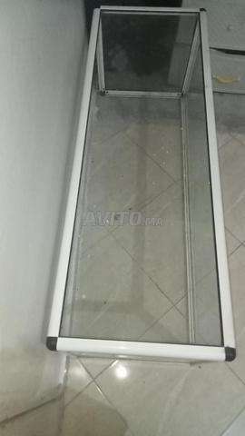 Vitrine comptoir aluminium et verre - 2