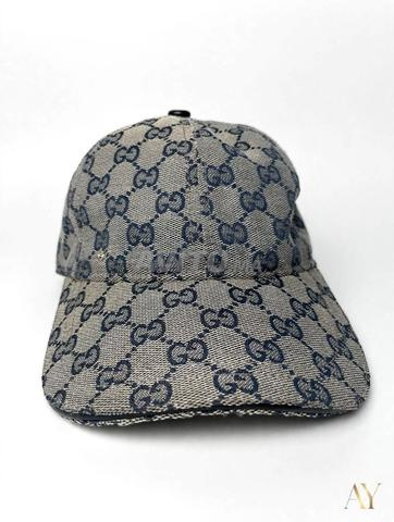 Casquette Gucci Original GG Canvas Beige/Bleu - 2