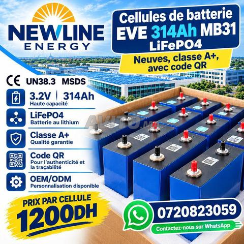 Cellule LiFePO4 3.2V 314Ah – Batterie Lithium