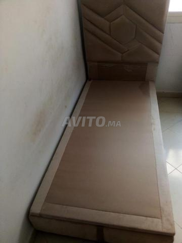 lit avec rangement inferieur et matelas 1 place  - 2