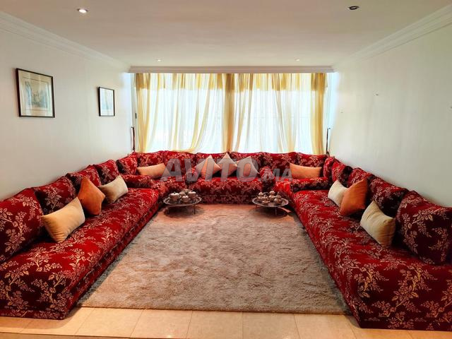 EXCEPTIONNEL GRAND SALON MAROCAIN EN U - 2