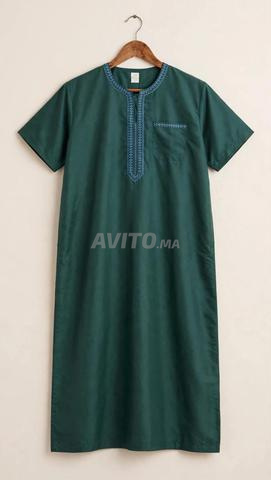 Gandoura verte royale neuve Safi - 2