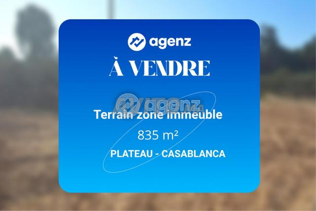 CMN-MA-2879 - Terrain à vendre à Plateau