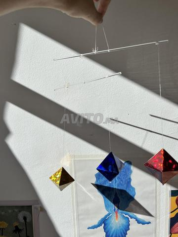 Lot de 2 Mobiles Montessori d'Éveil Bébé