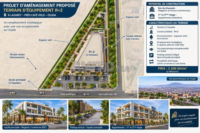 À VENDRE TERRAIN 1022 M2 PRÈS DU CAFÉ OSLO LAZARET