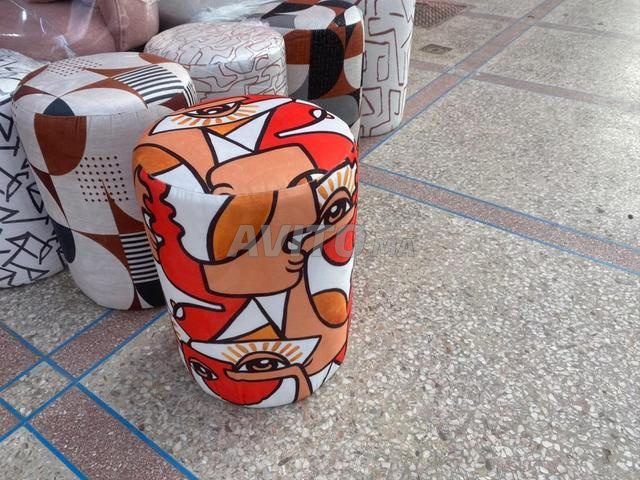Pouffe moderne 🪑 Pouffes modernes aux couleurs et formes variées - 2