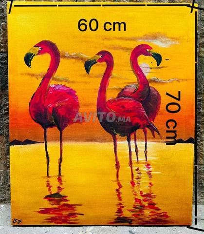 Tableau peinture peint à la main - 2