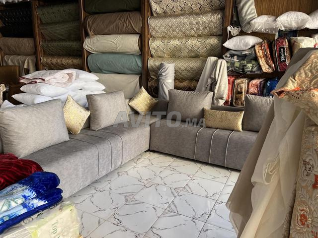Salon Marocain Moderne Gris Élégant - 2
