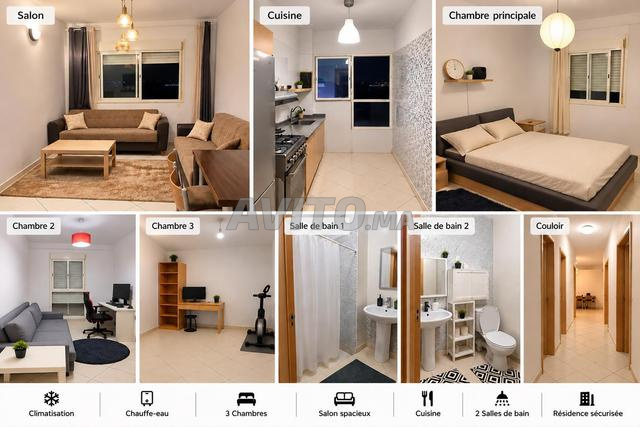 Appartement NON MEUBLÉ , SALON, 3 Chambres, 2 SDB