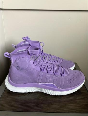 Baskets Curry Montantes Violet Lavande style chic - 2