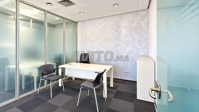 Bureau meublé 90 m² parking Bd Abdelmoumen - 2