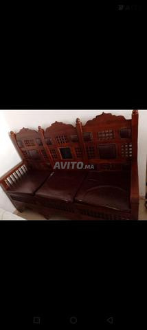 Fauteuil moucharabi bois leirz