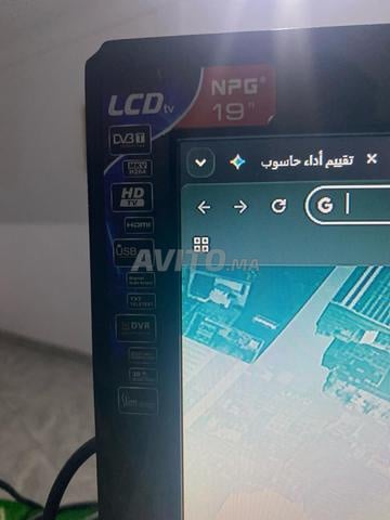 شاشة NPG 19 بوصة (HDMI / USB) نقية بحالة ممتازة