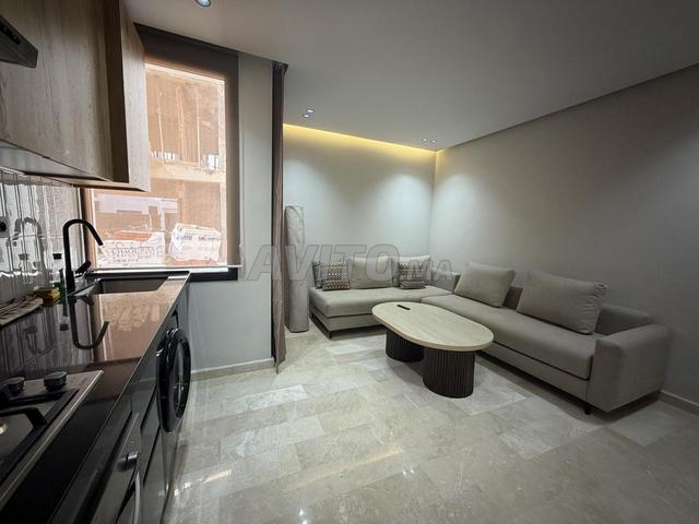 Studio meublé à louer 38 m² à Casablanca