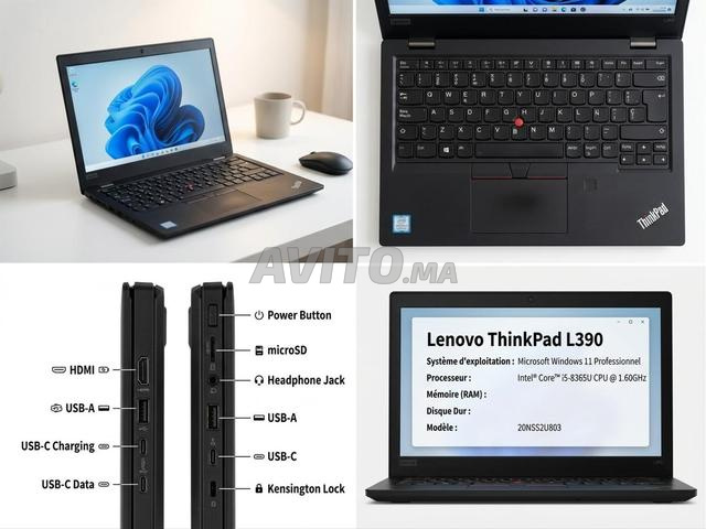 Lenovo ThinkPad L390 i5 8ème Gen 8Go 256Go SSD