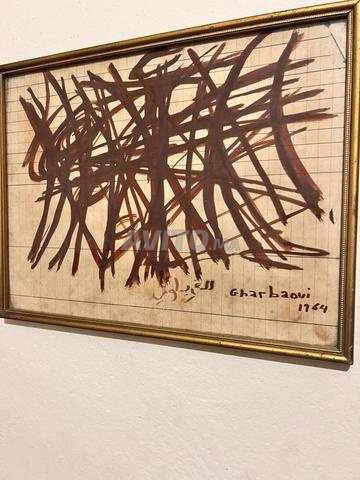 Tableau peint sur papier 37/30 - 2