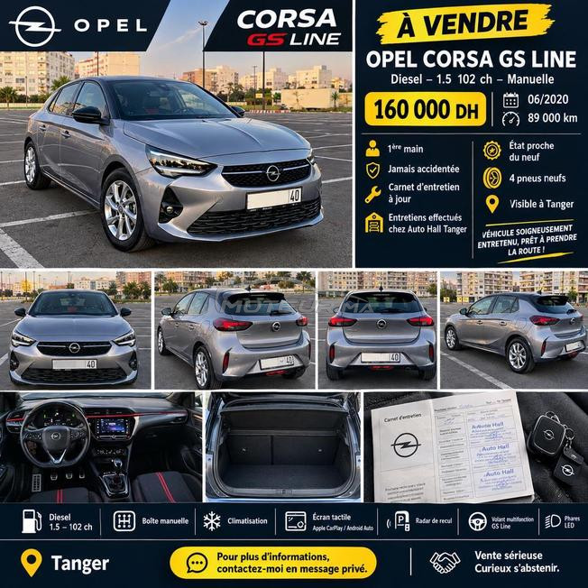 🚗 **À VENDRE – OPEL CORSA GS LINE – 2020**