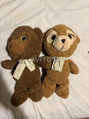 Lot de 2 nounours peluches