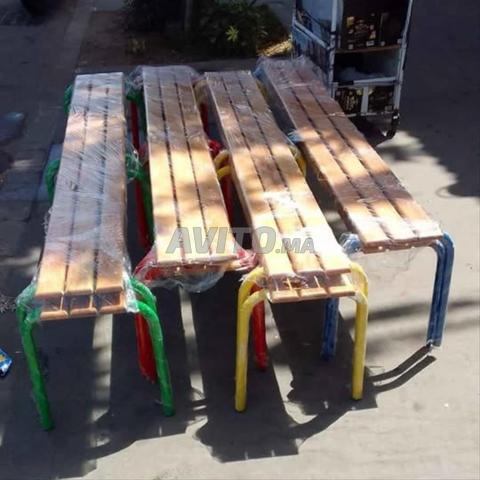 Tables et Bancs pour Écoles - 2