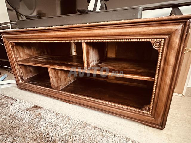 Meuble TV en bois d'acajou - 2