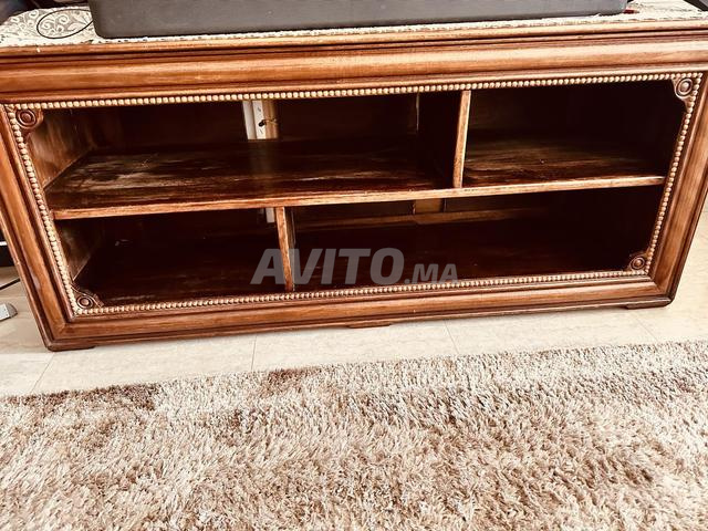 Meuble TV en bois d'acajou