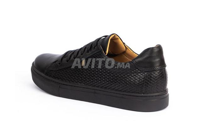 Espadrilles en cuir noir - 2