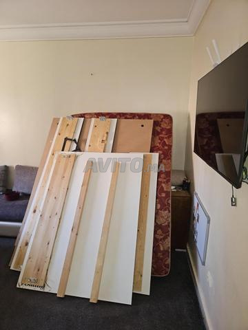 Lit deux places avec matelas - 2